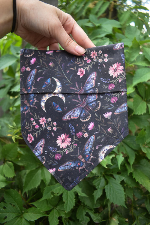Midnight Bloom Pet Bandana